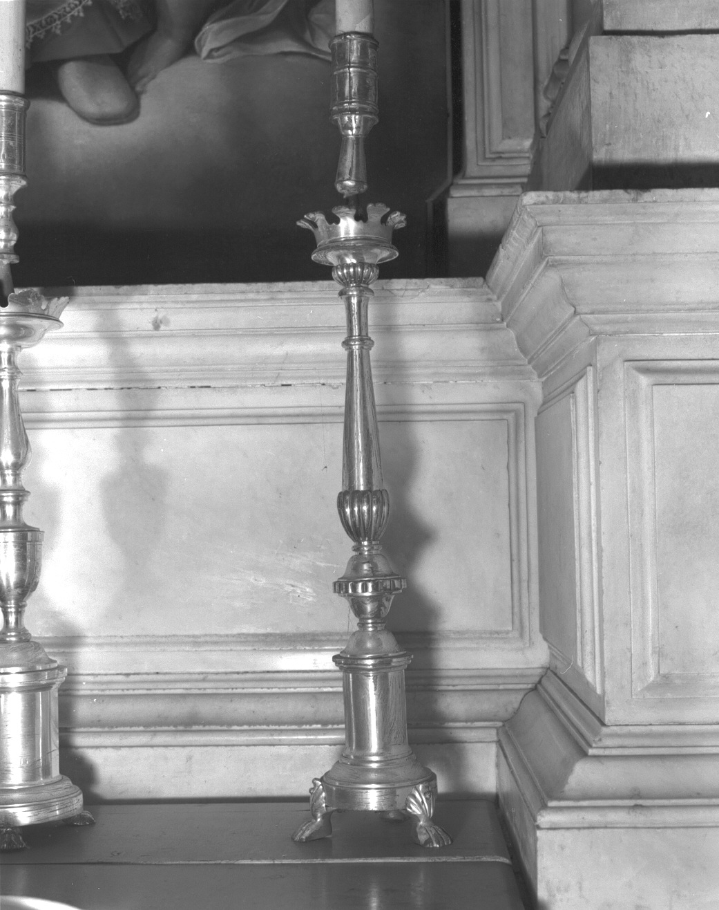 candelabro - bottega veneta (secc. XIX/ XX)