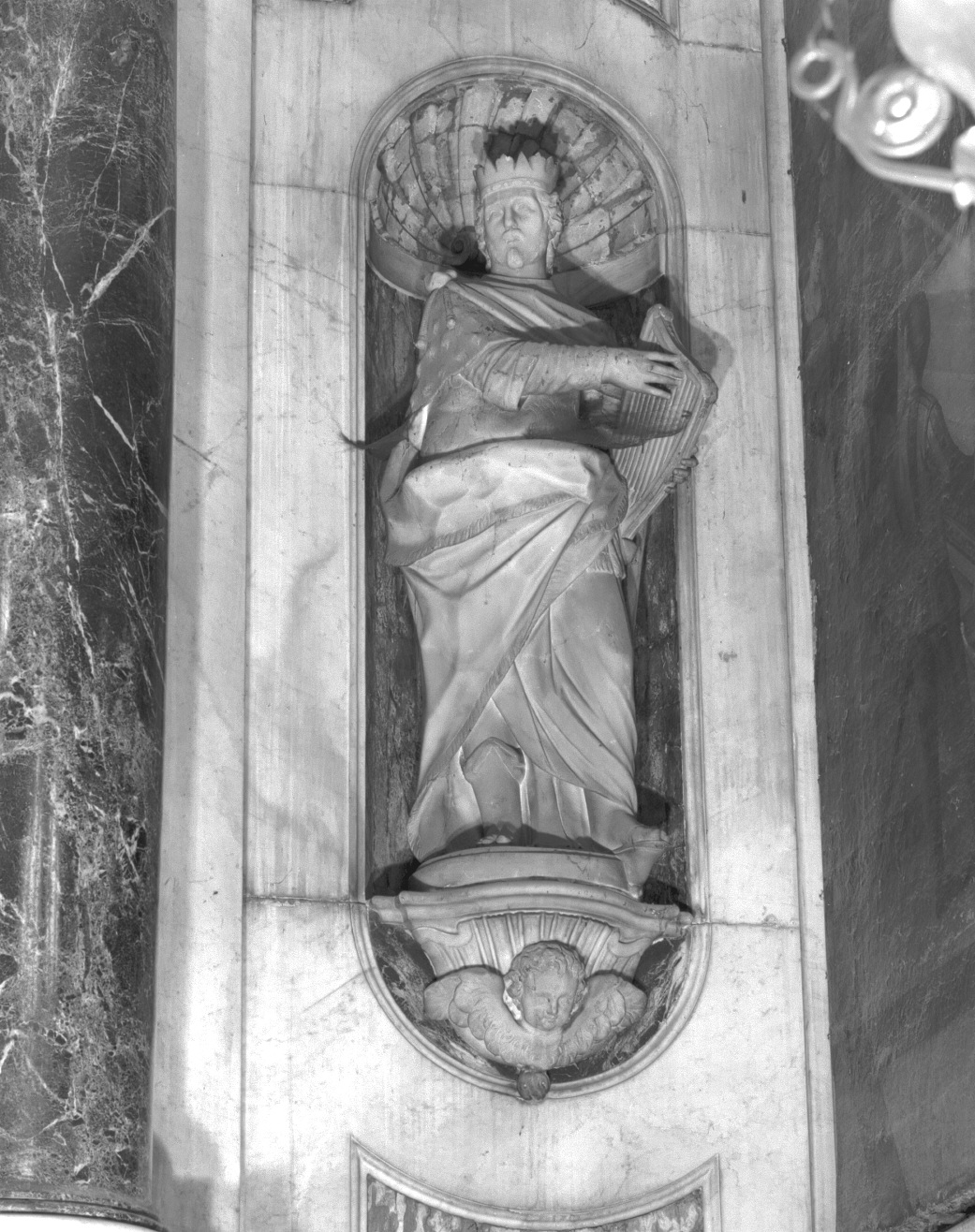 David (statua) di Morlaiter Giovanni Maria (primo quarto sec. XVII)
