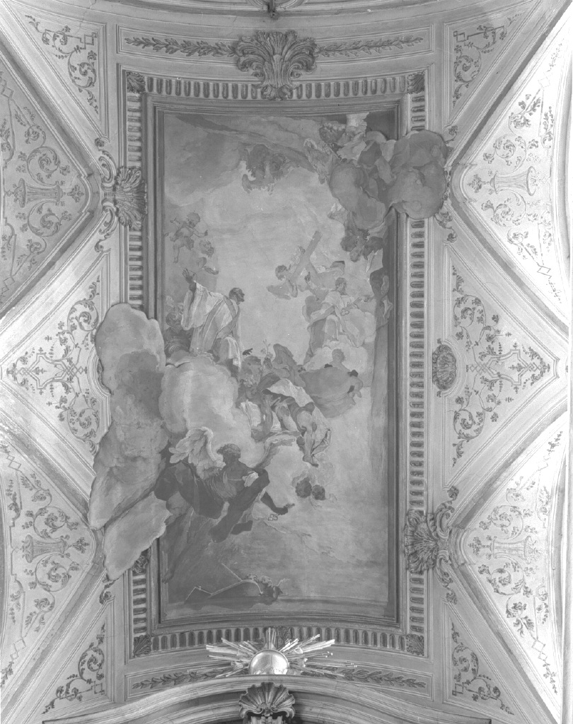 estasi di San Gaetano da Thiene (dipinto) di Bortoloni Mattia (sec. XVIII)