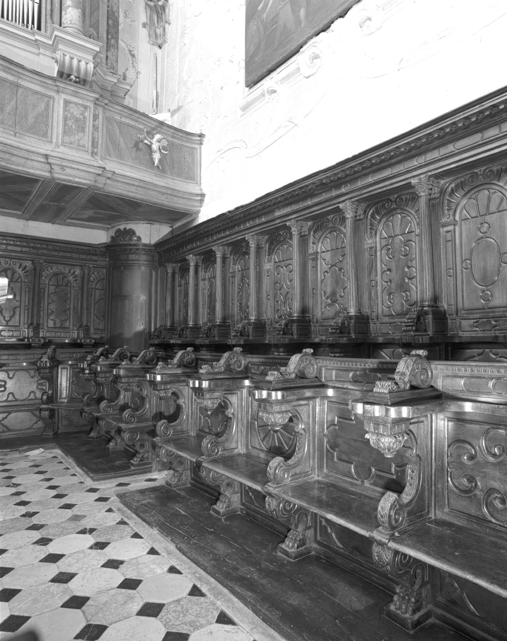 stalli del coro - bottega veneta (sec. XVII)