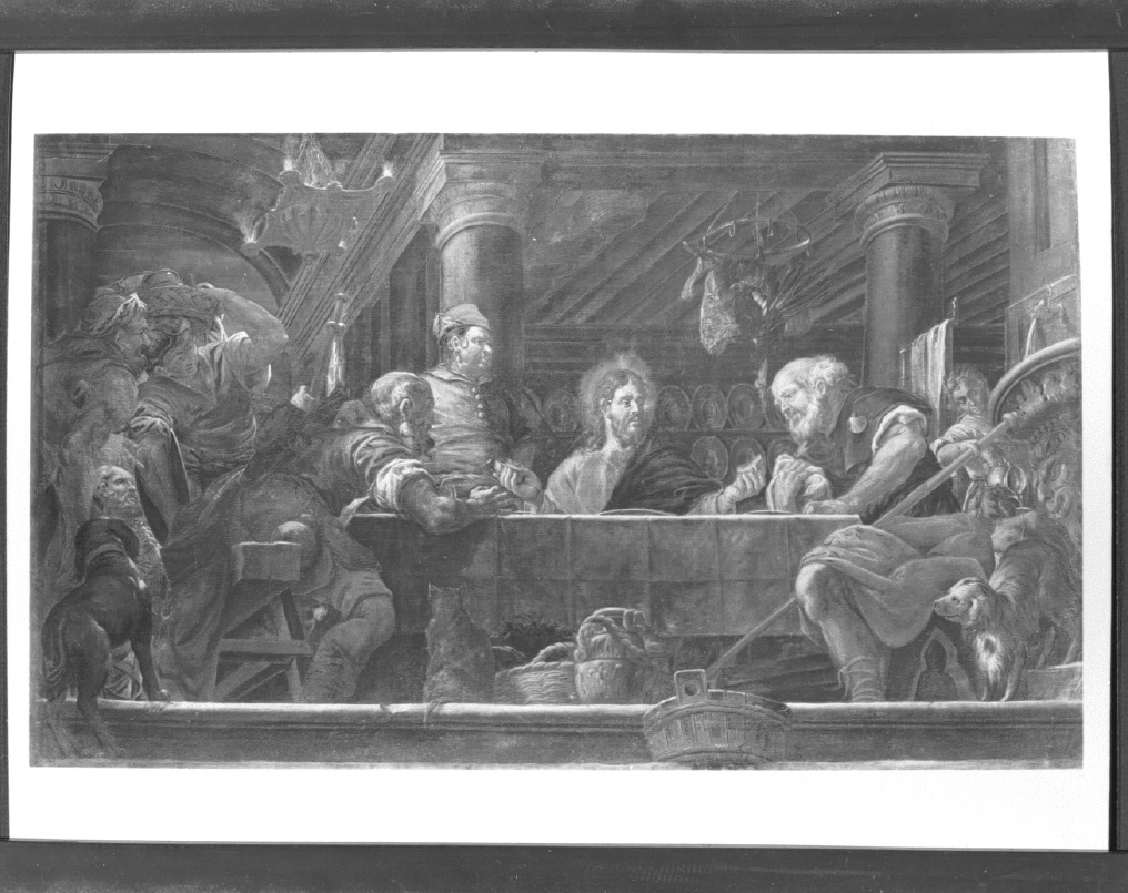 cena in Emmaus (dipinto) - ambito veneto (primo quarto sec. XVII)