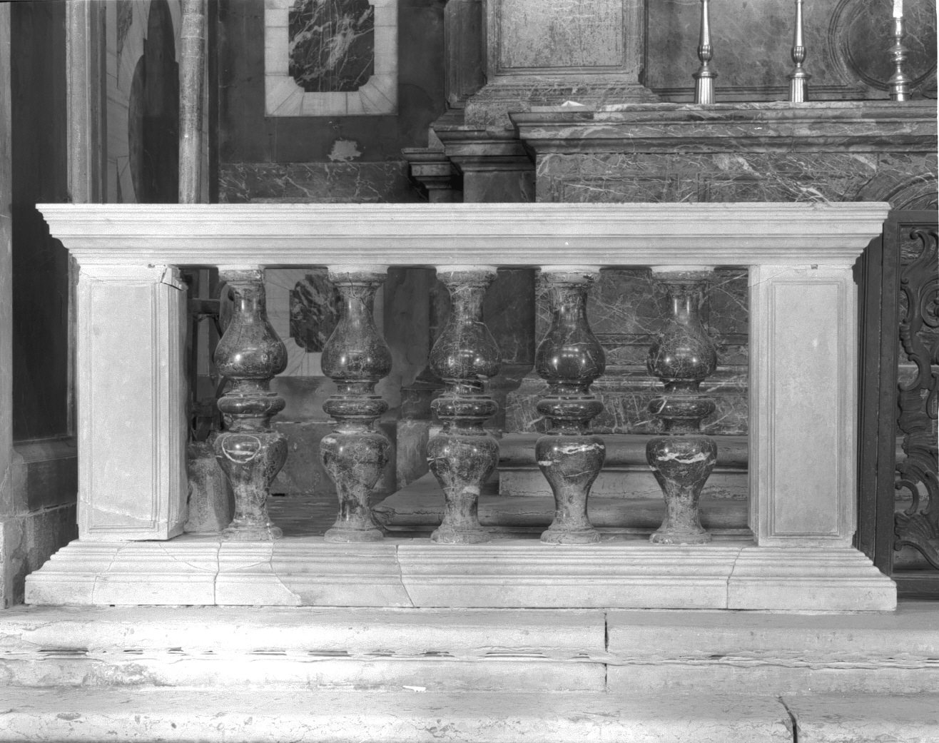 balaustrata - bottega veneta (primo quarto sec. XVII)