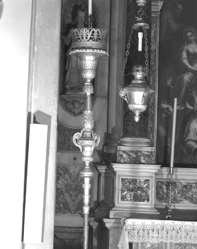 cero processionale - bottega veneta (secondo quarto sec. XIX)