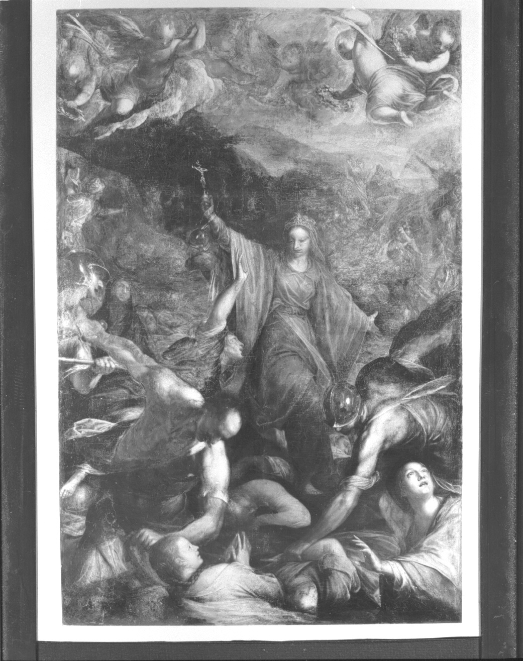 martirio di Sant'Orsola (dipinto) di Peranda Santo, Maffei Francesco (sec. XVII)