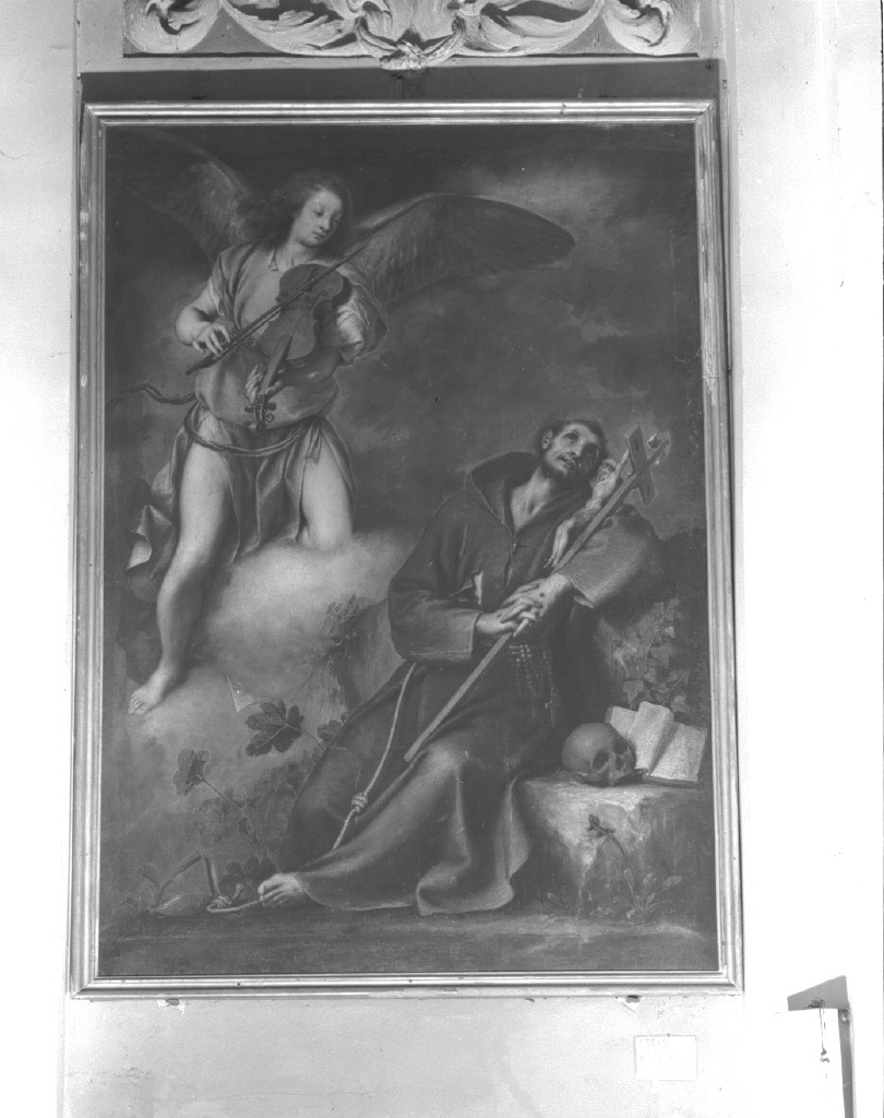 estasi di San Francesco d'Assisi (dipinto) di Forabosco Girolamo (metà sec. XVII)