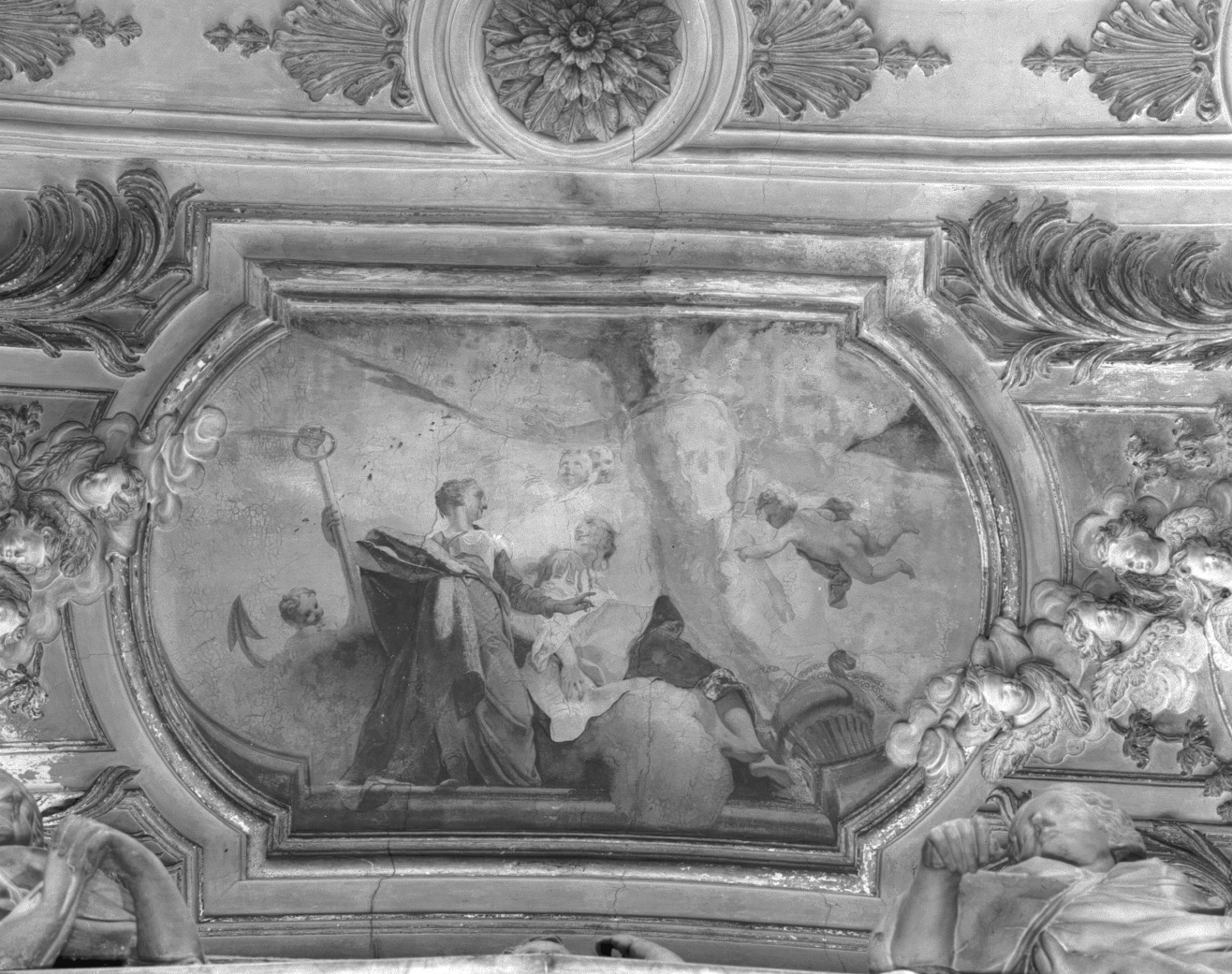 allegoria della Speranza (dipinto) di Bortoloni Mattia (sec. XVIII)
