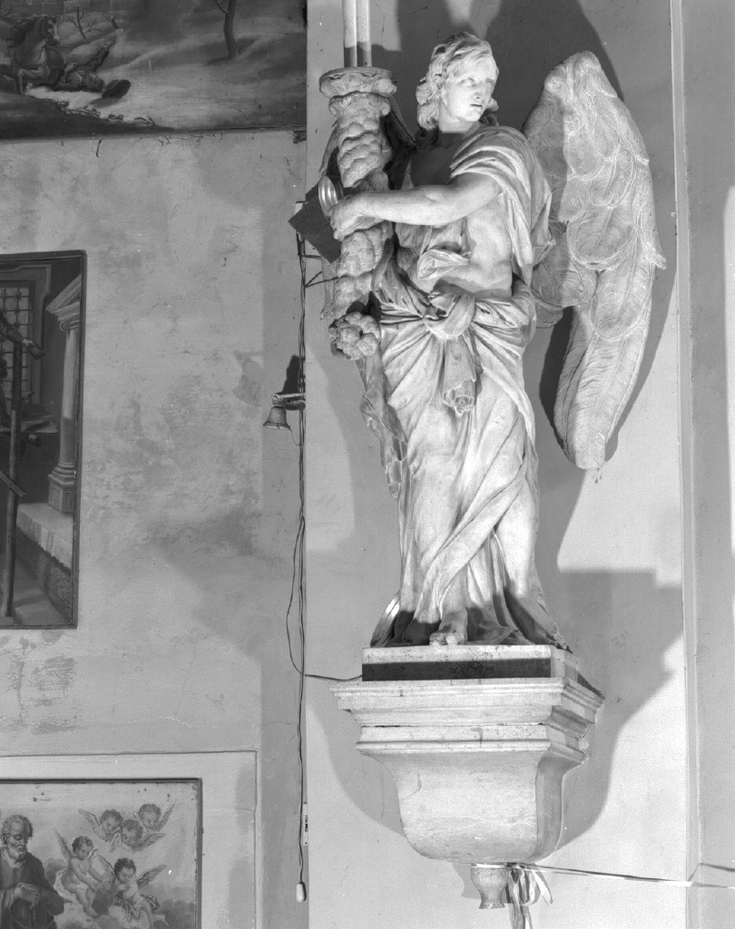 angelo reggitorcia (statua) di De Corte Josse (sec. XVII)