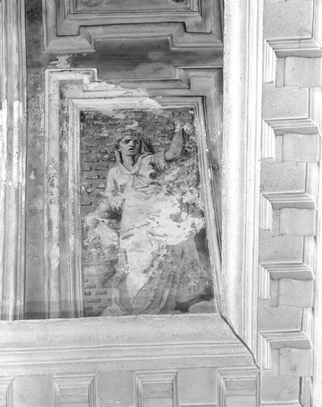 figura allegorica femminile (dipinto) di Zompini Gaetano (sec. XVIII)