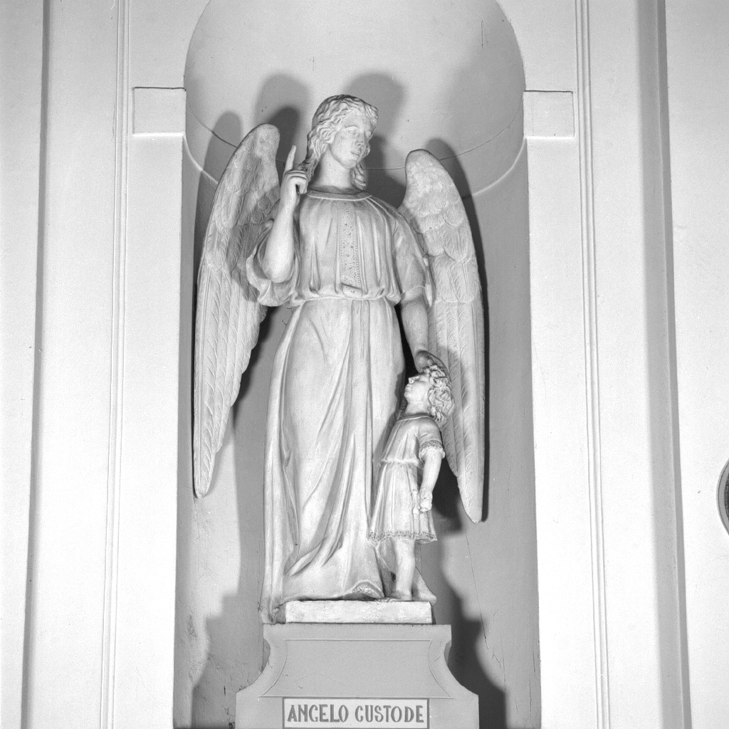 angelo custode (scultura) - ambito veneto (sec. XIX)