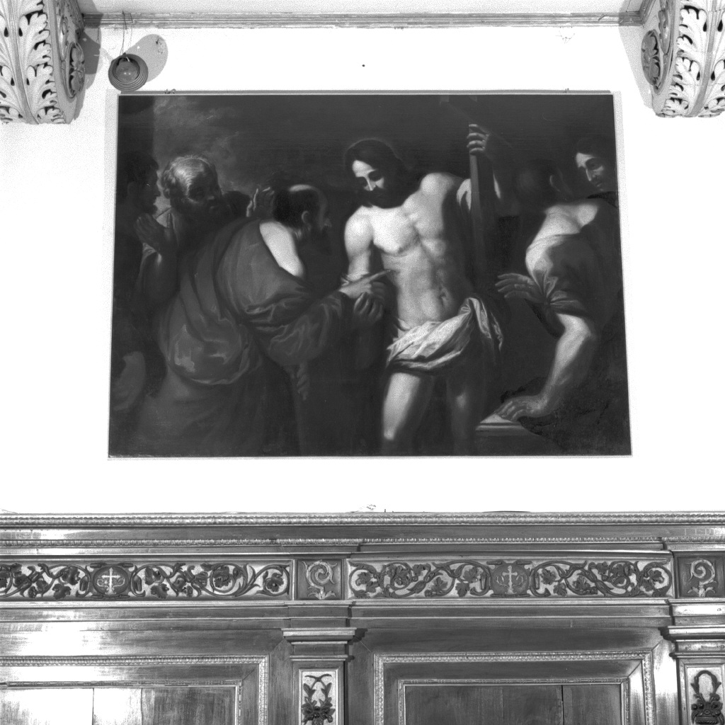 incredulità di San Tommaso (dipinto) - ambito veneto (seconda metà sec. XVI)