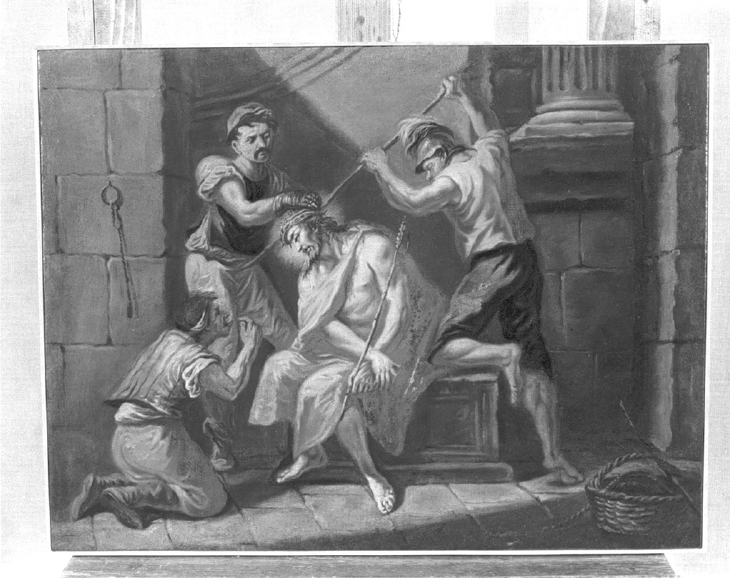 Cristo coronato di spine (dipinto) - ambito veneto (sec. XVIII)