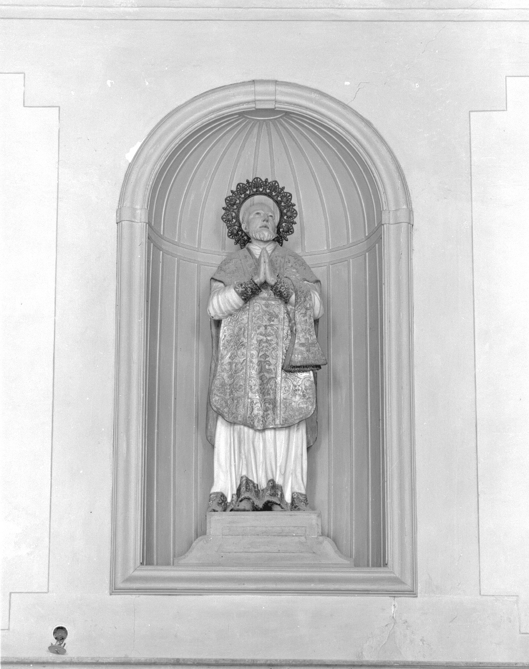 San Filippo Neri (statua) di Calderoni Matteo (sec. XVIII)