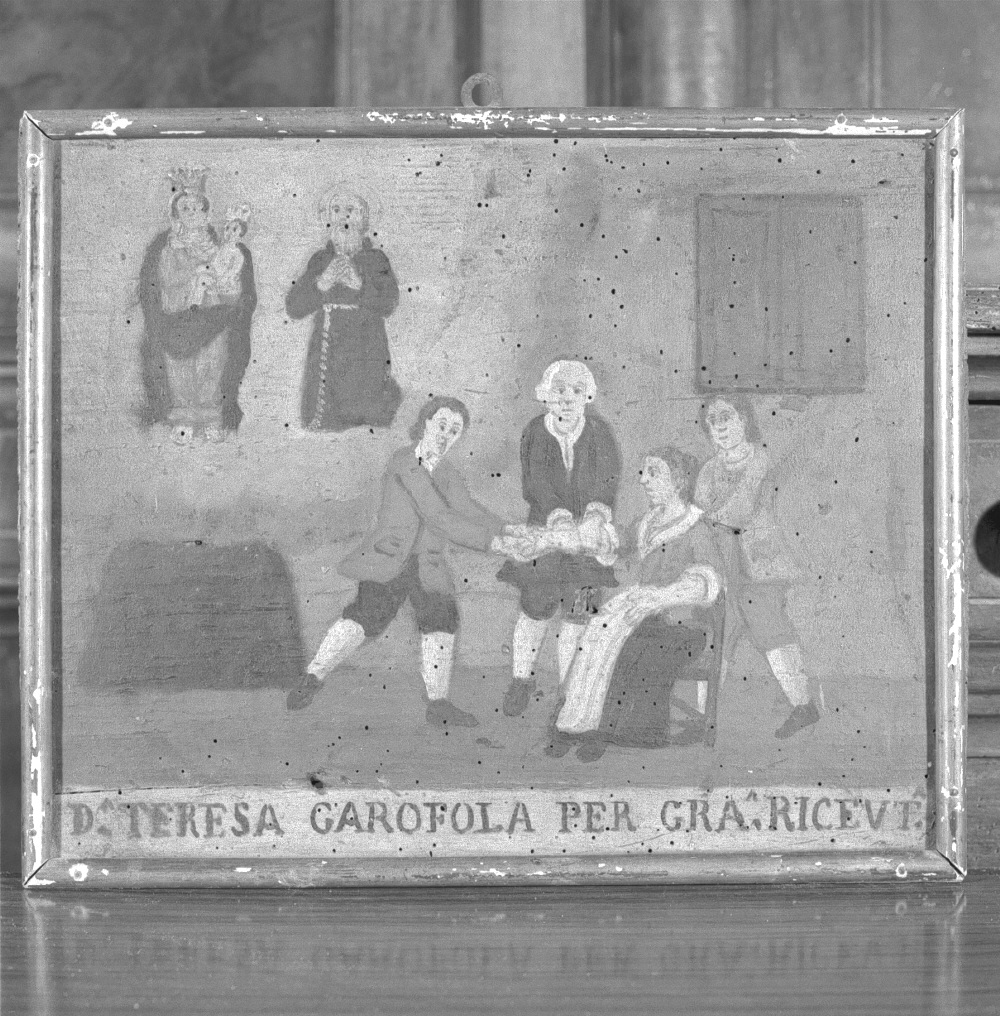 guarigione da una frattura (ex voto) - ambito veneziano (fine sec. XVIII)