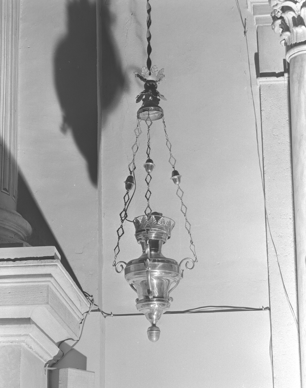 lampada pensile - ambito veneto (sec. XIX)