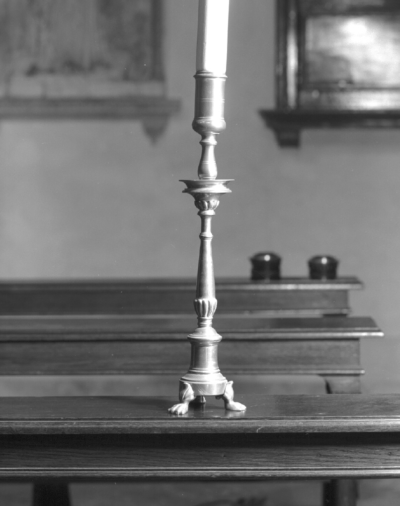 candeliere d'altare - ambito veneto (seconda metà sec. XIX)