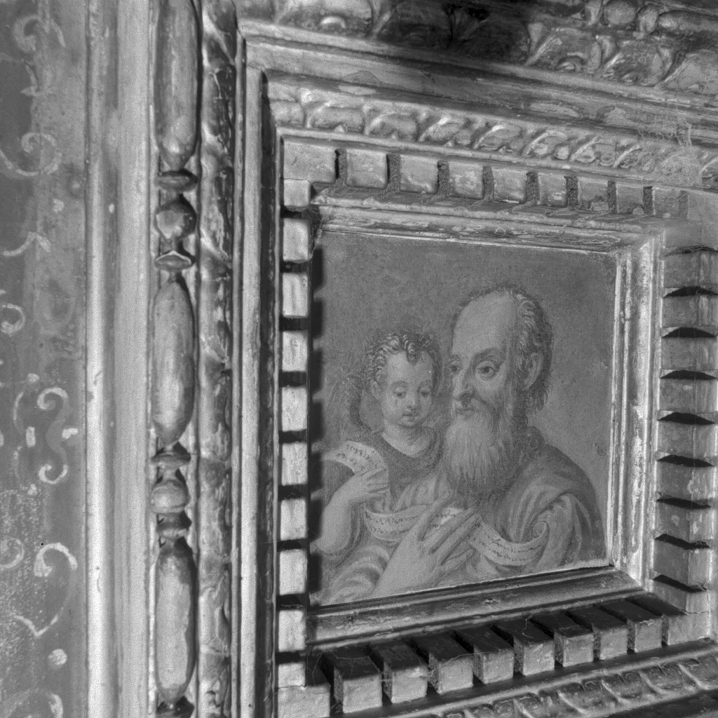 San Matteo Evangelista (dipinto, elemento d'insieme) di Vecellio Marco (ultimo quarto sec. XVI)