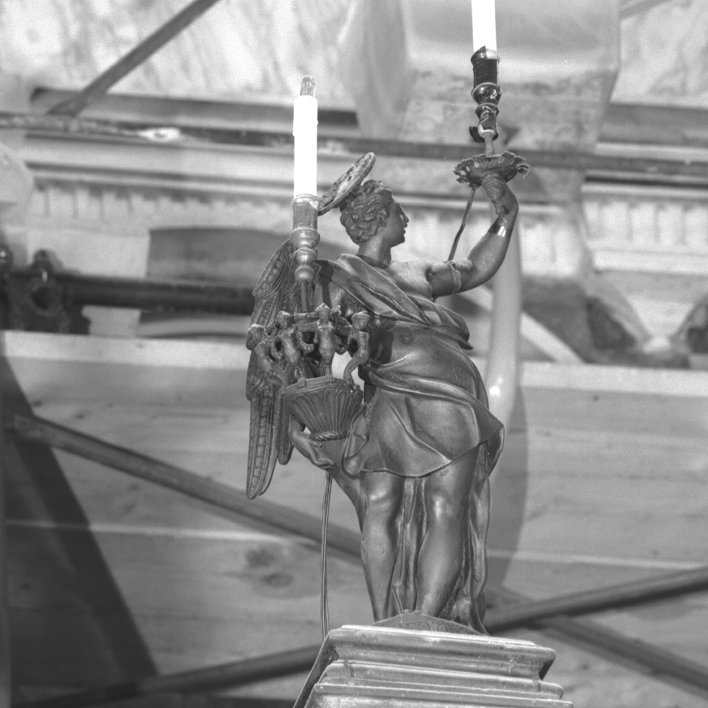 angelo (candelabro) - ambito veneziano (secc. XVIII/ XIX)