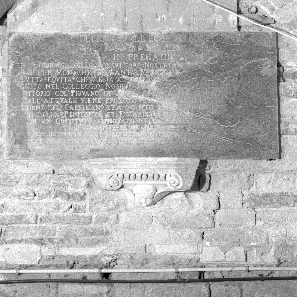 lapide - ambito veneto (sec. XVI)