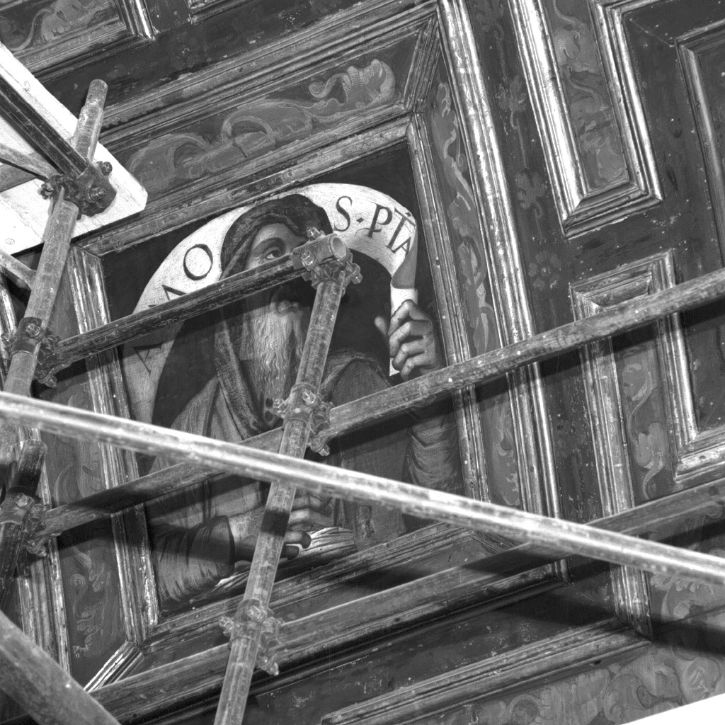 Amos (dipinto, elemento d'insieme) di Pennacchi Pier Maria, Capriolo Domenico di Bernardino (secc. XV/ XVI)