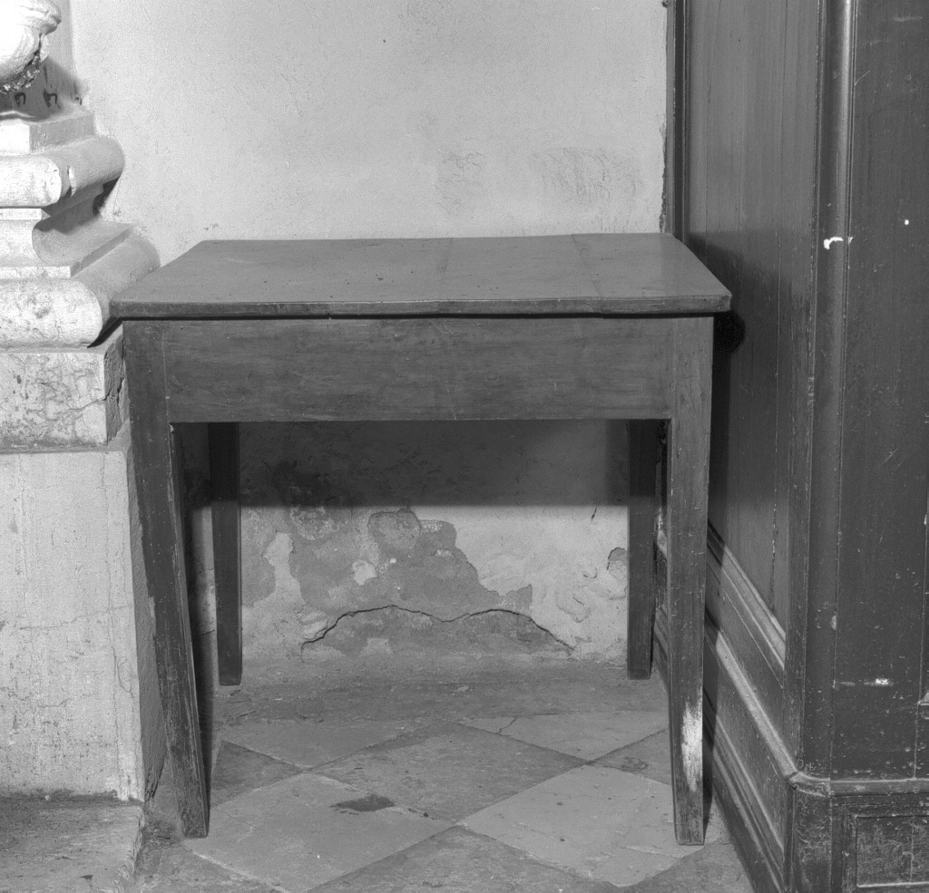 tavolo - ambito italiano (fine/inizio secc. XIX/ XX)