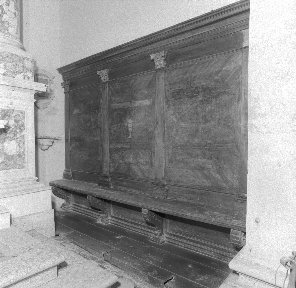 dossale - ambito italiano (fine/inizio secc. XVIII/ XIX)