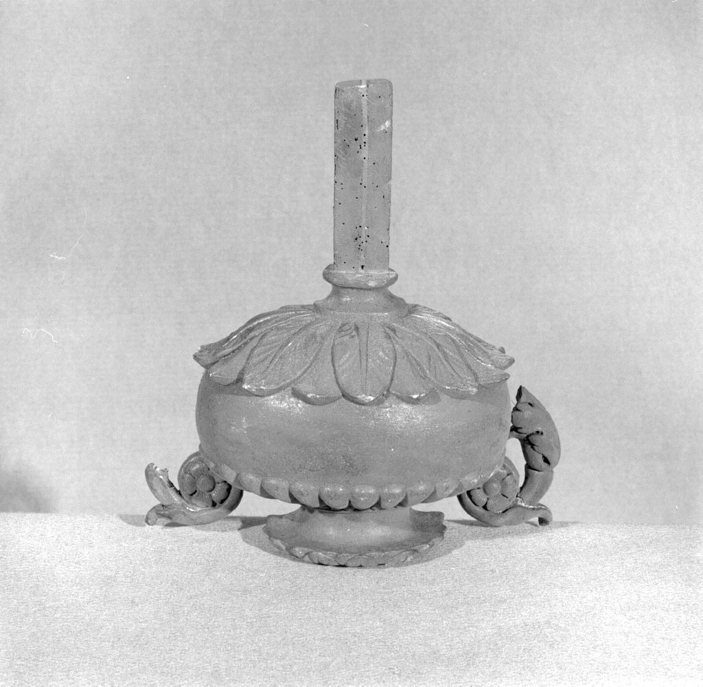 vaso d'altare con composizione floreale - ambito veneto (fine/inizio secc. XVIII/ XIX)