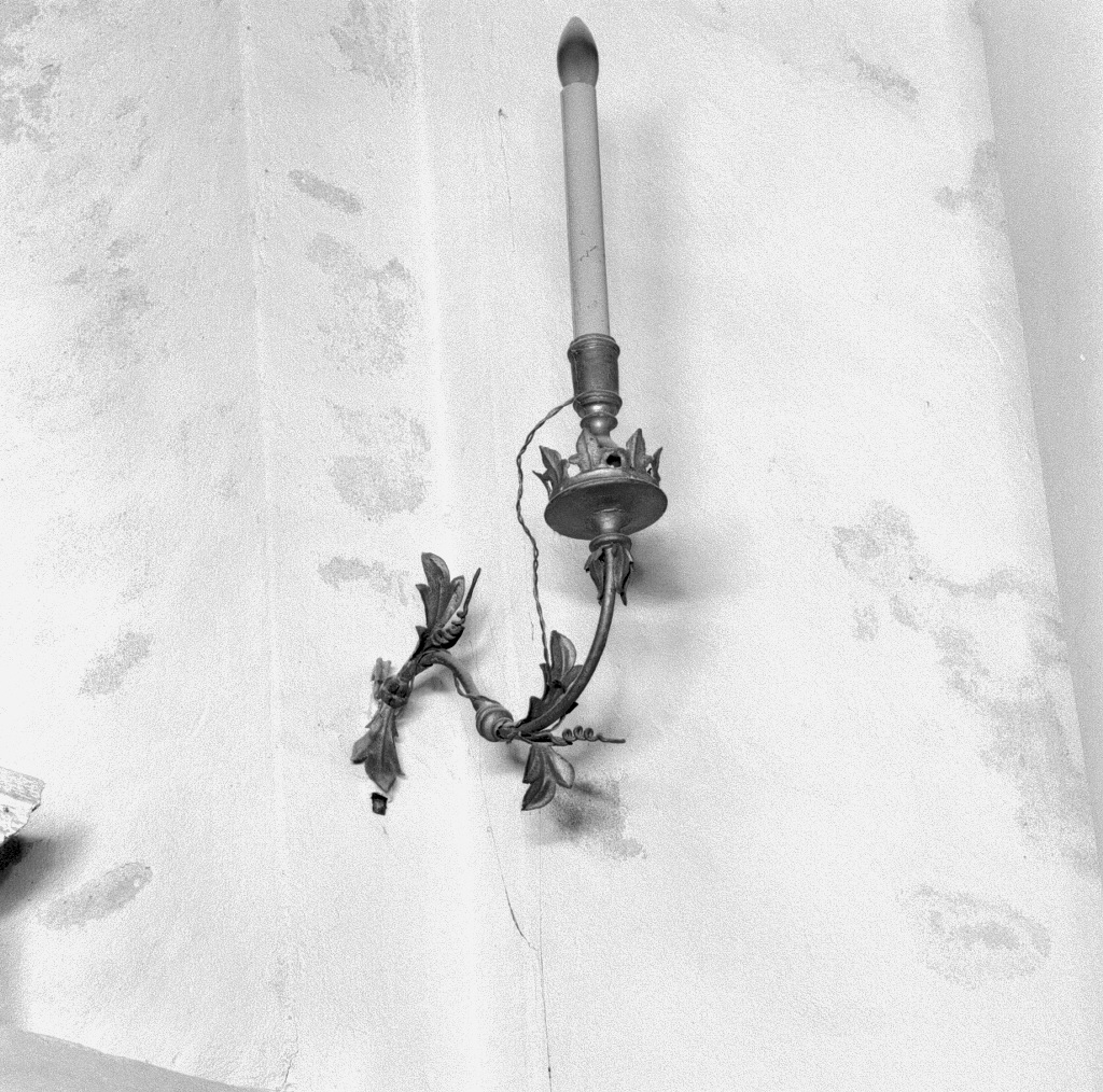 candeliere da parete - ambito veneto (fine/inizio secc. XVIII/ XIX)