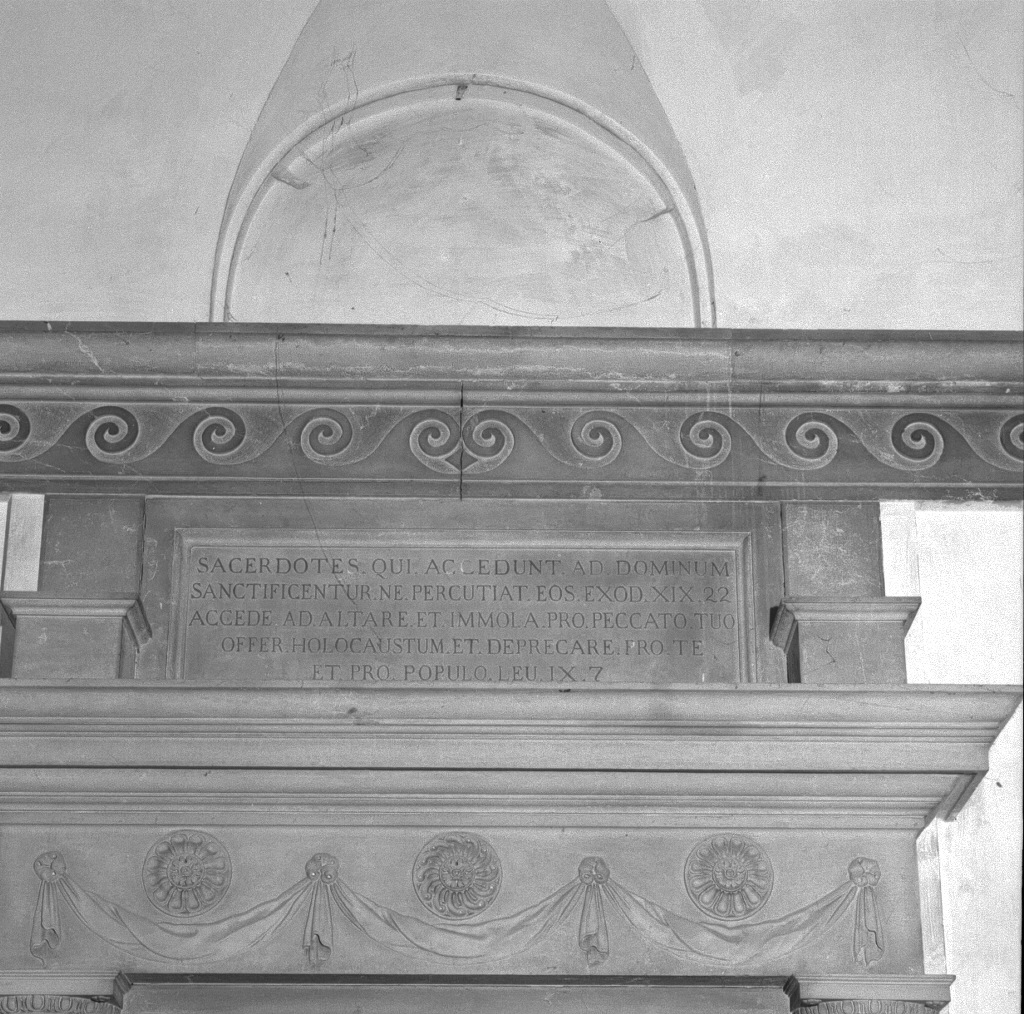 architrave - ambito veneto (seconda metà sec. XVIII)