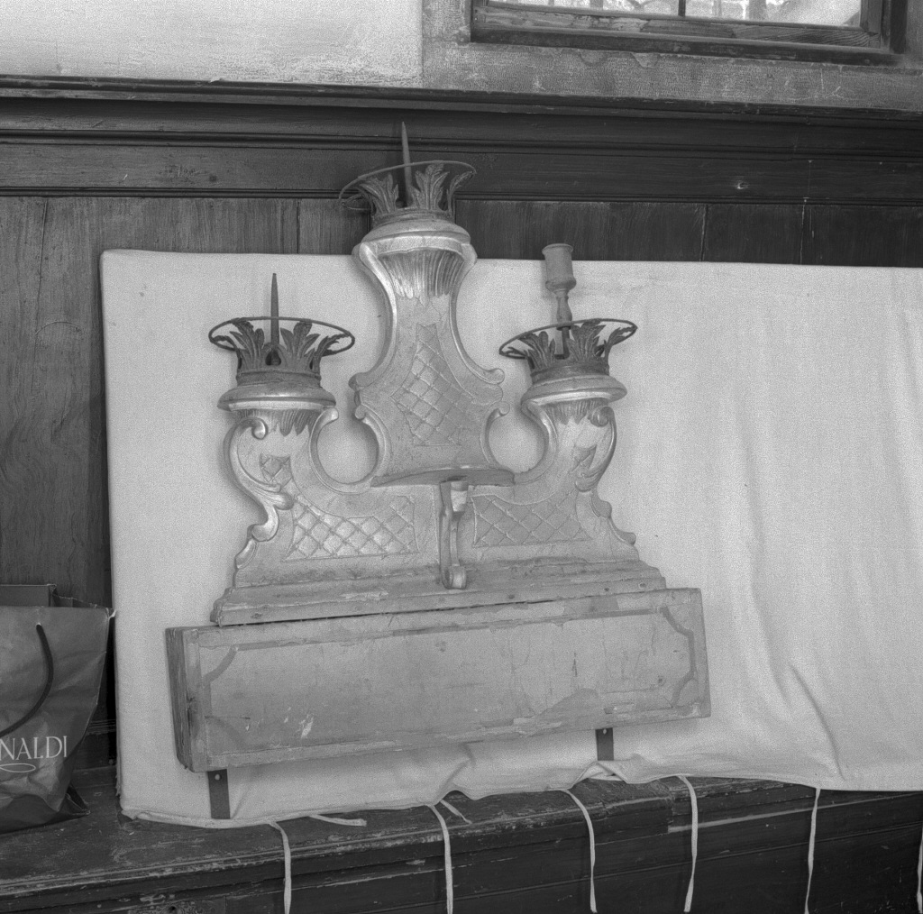 candelabro - ambito veneto (fine/inizio secc. XVIII/ XIX)