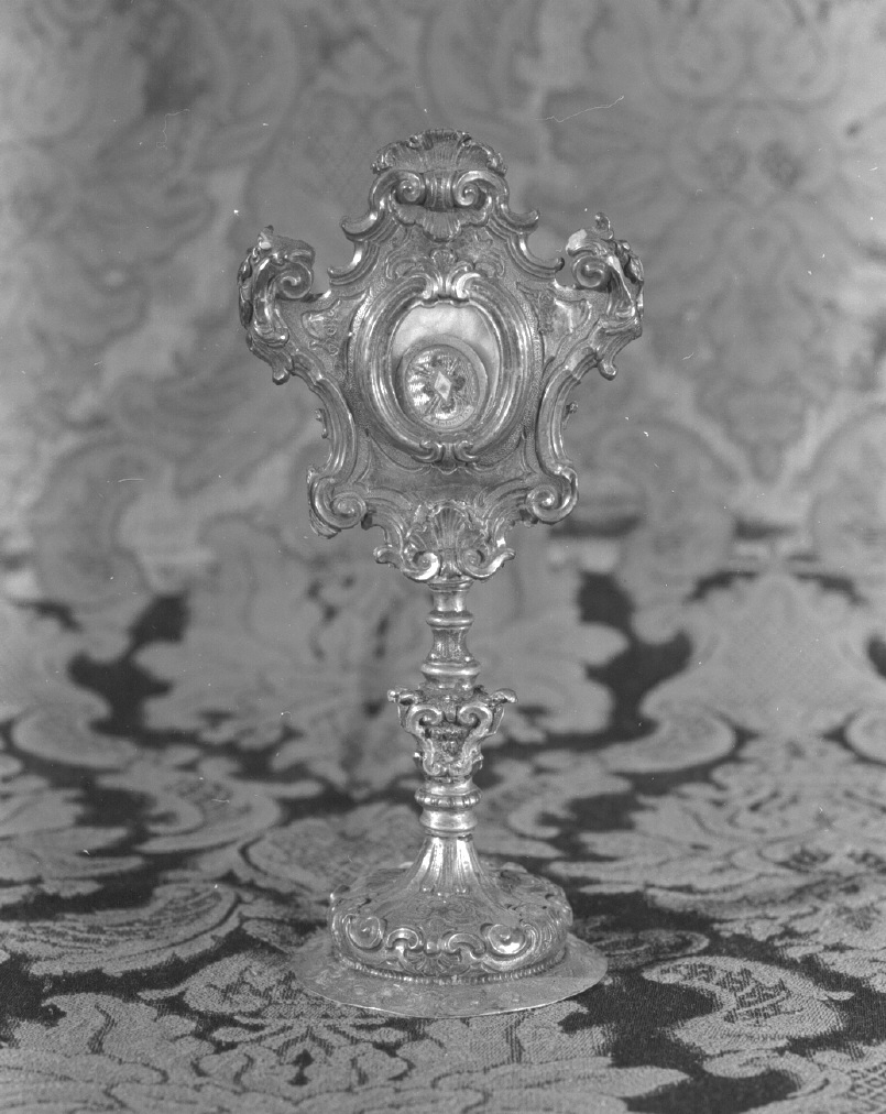 reliquiario - a ostensorio - bottega veneta (sec. XVIII)