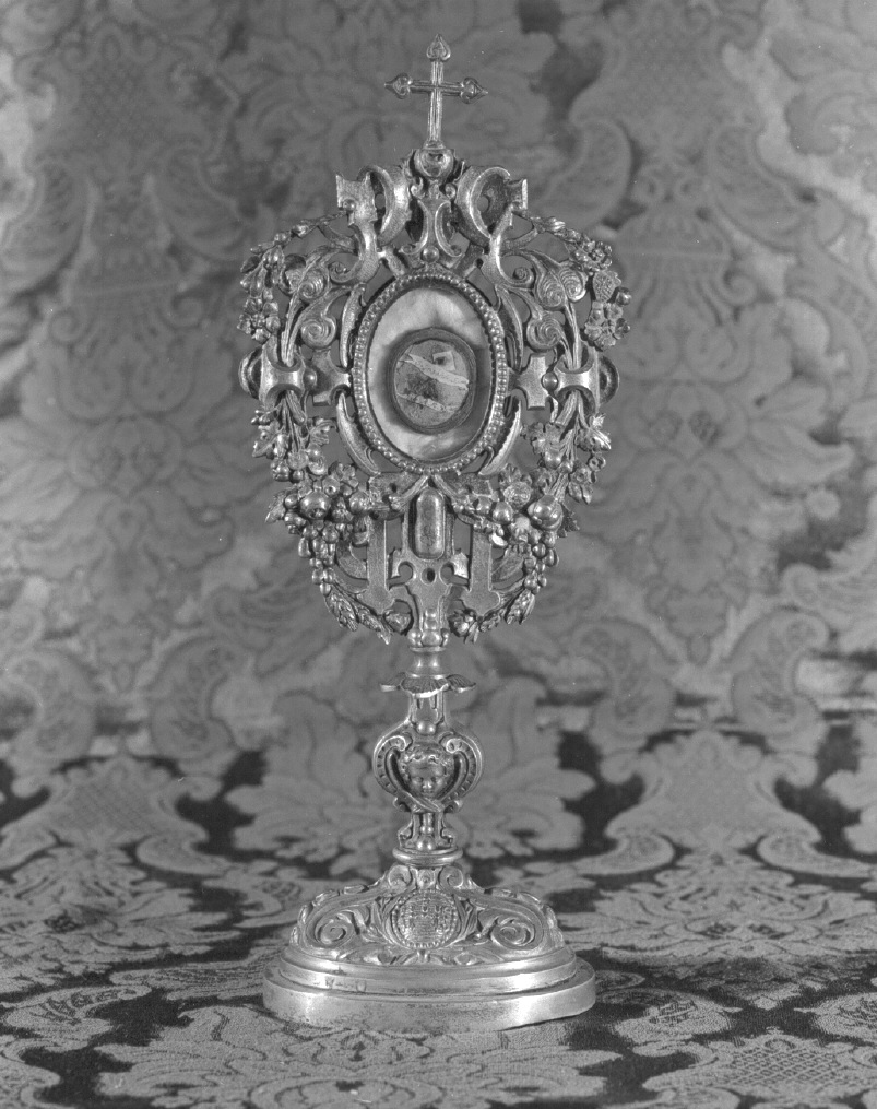 reliquiario - a ostensorio - bottega veneta (fine sec. XIX)