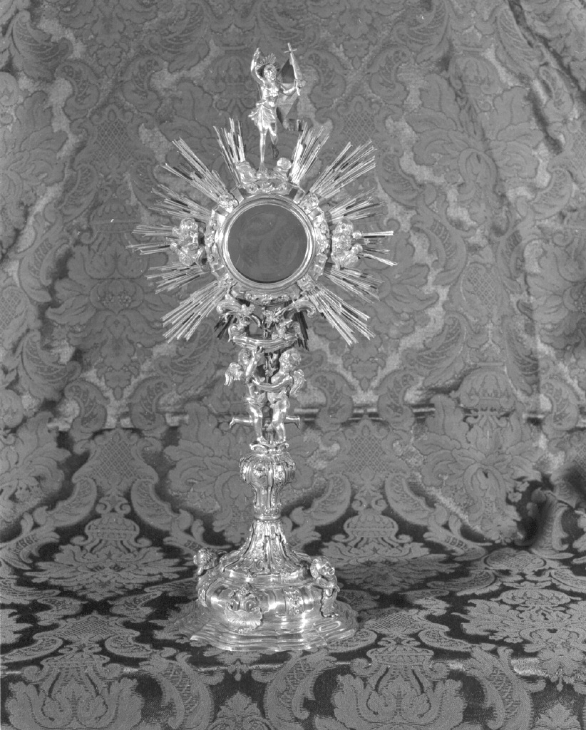 ostensorio - a raggiera - bottega veneta (sec. XVIII)