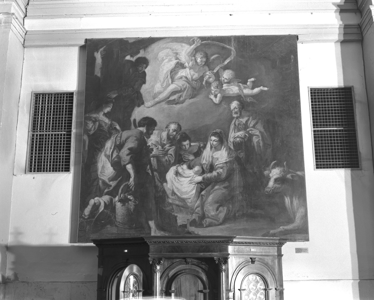 adorazione dei pastori (dipinto) di Fontebasso Francesco (sec. XVIII)