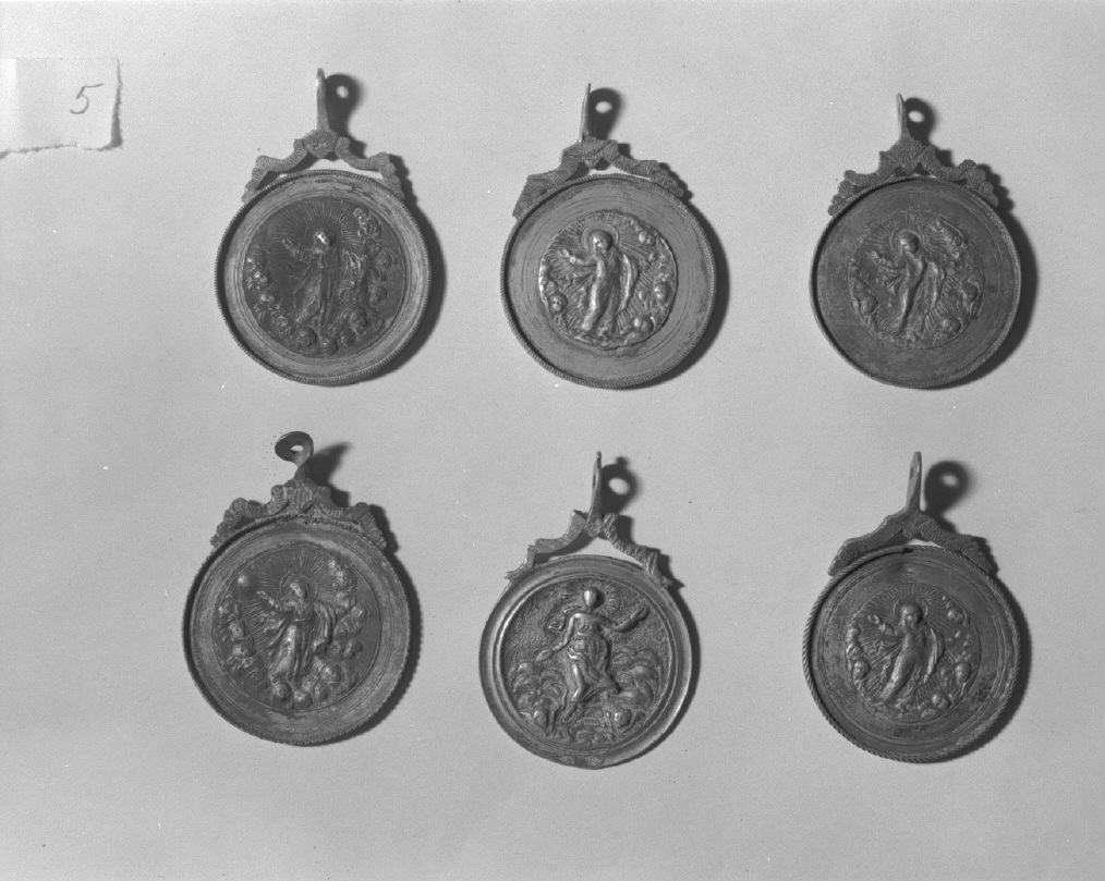 medaglia devozionale, serie - bottega veneta (sec. XIX)