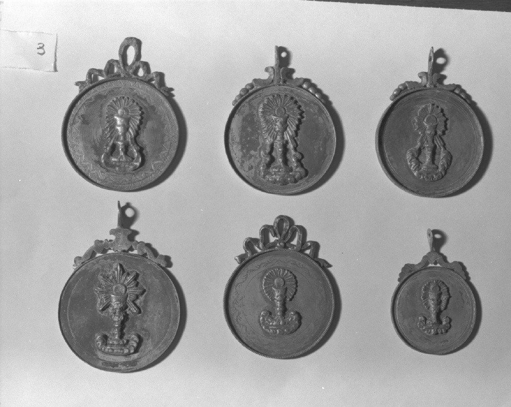 medaglia devozionale, serie - bottega veneta (seconda metà sec. XIX)