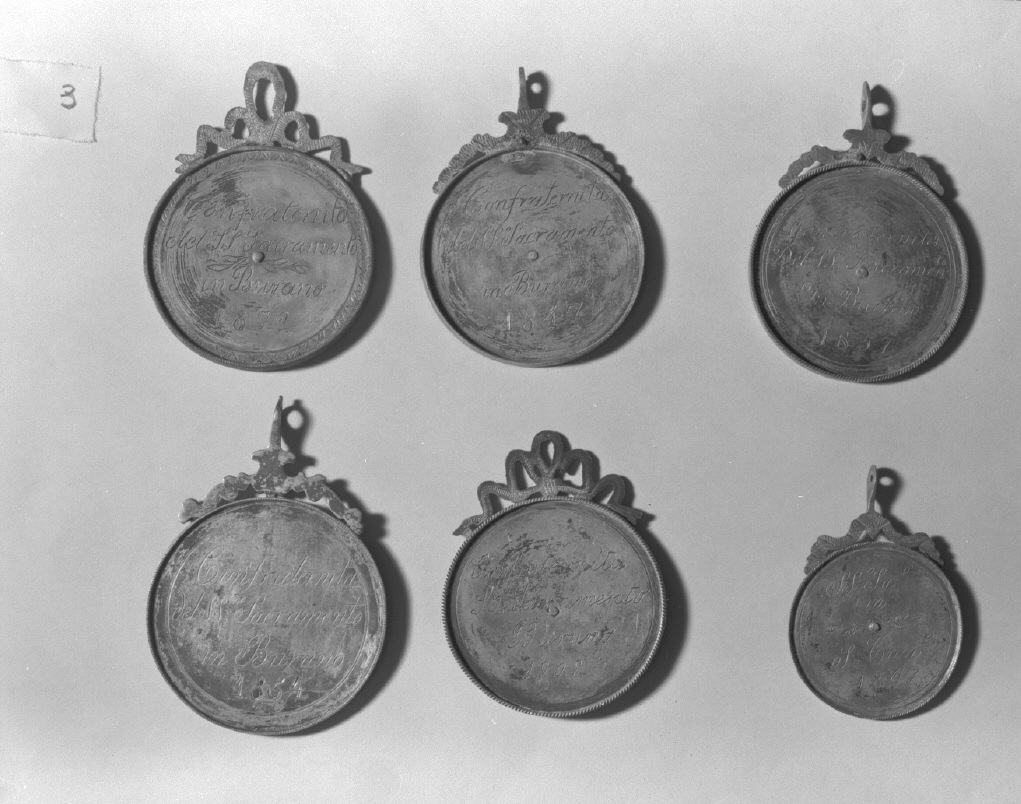 medaglia devozionale, serie - bottega veneta (seconda metà sec. XIX)