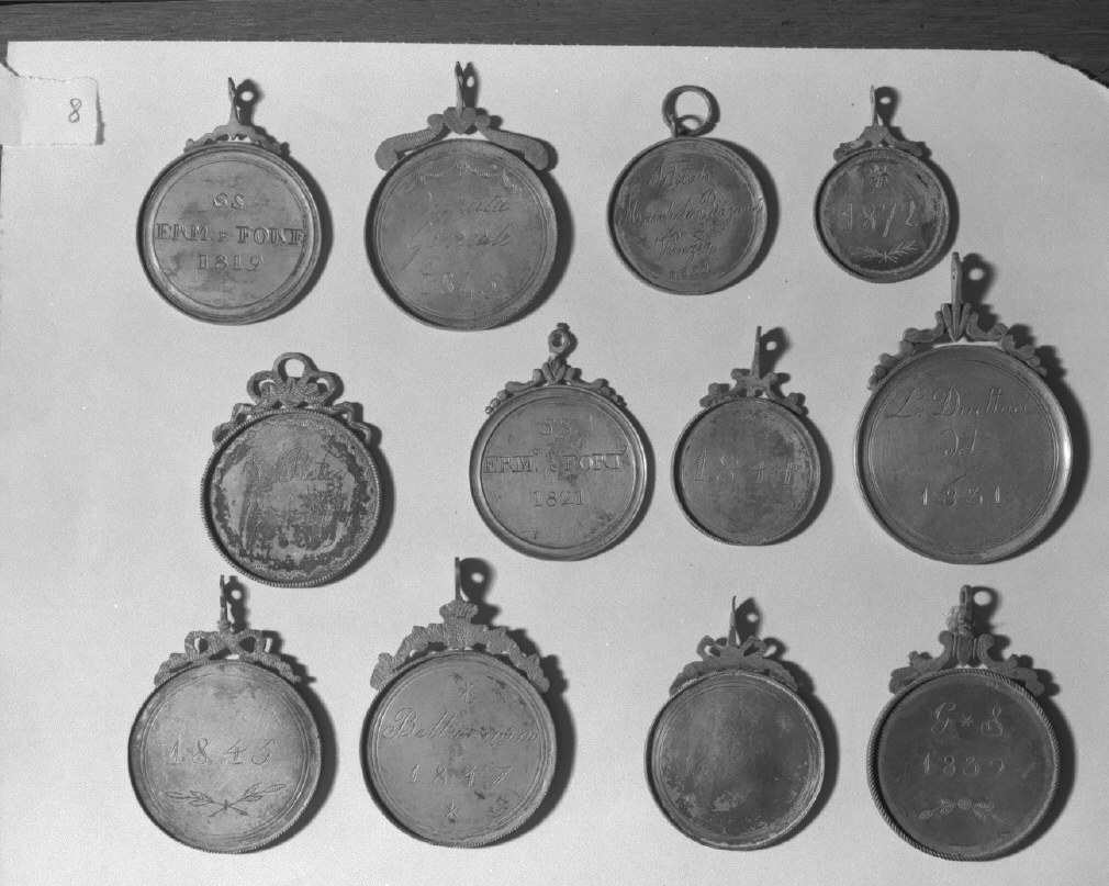 medaglia devozionale, serie - bottega veneta (sec. XIX)