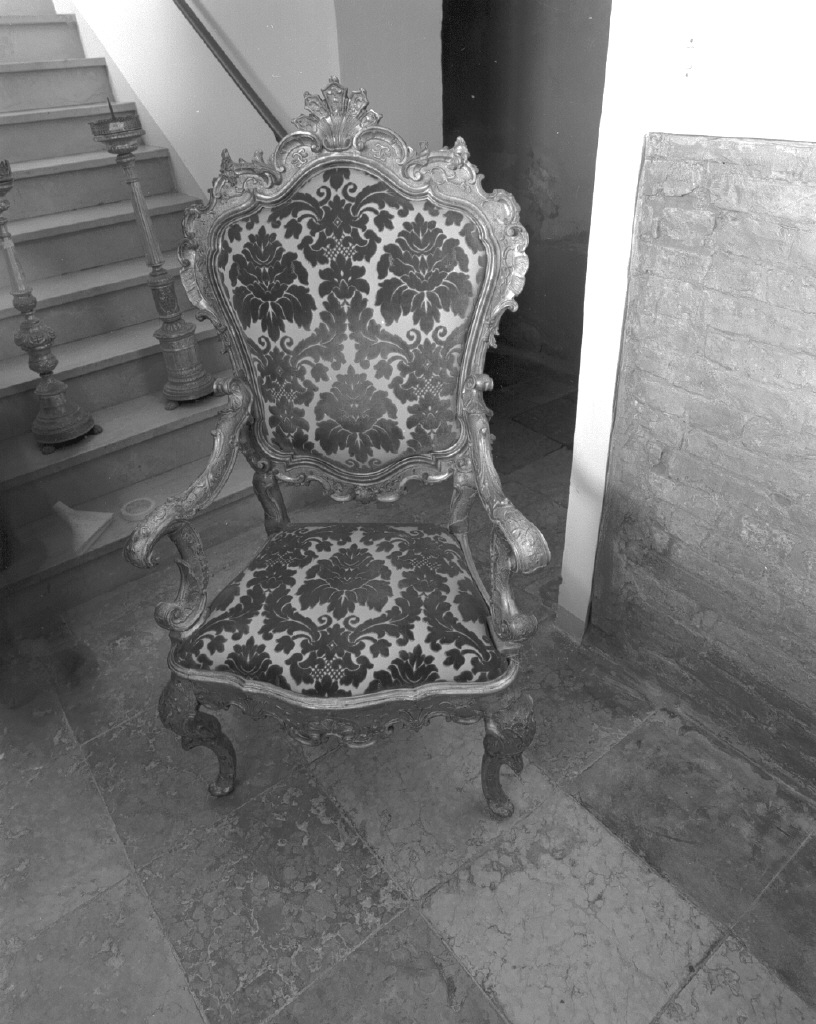 poltrona - bottega veneziana (seconda metà sec. XVIII)