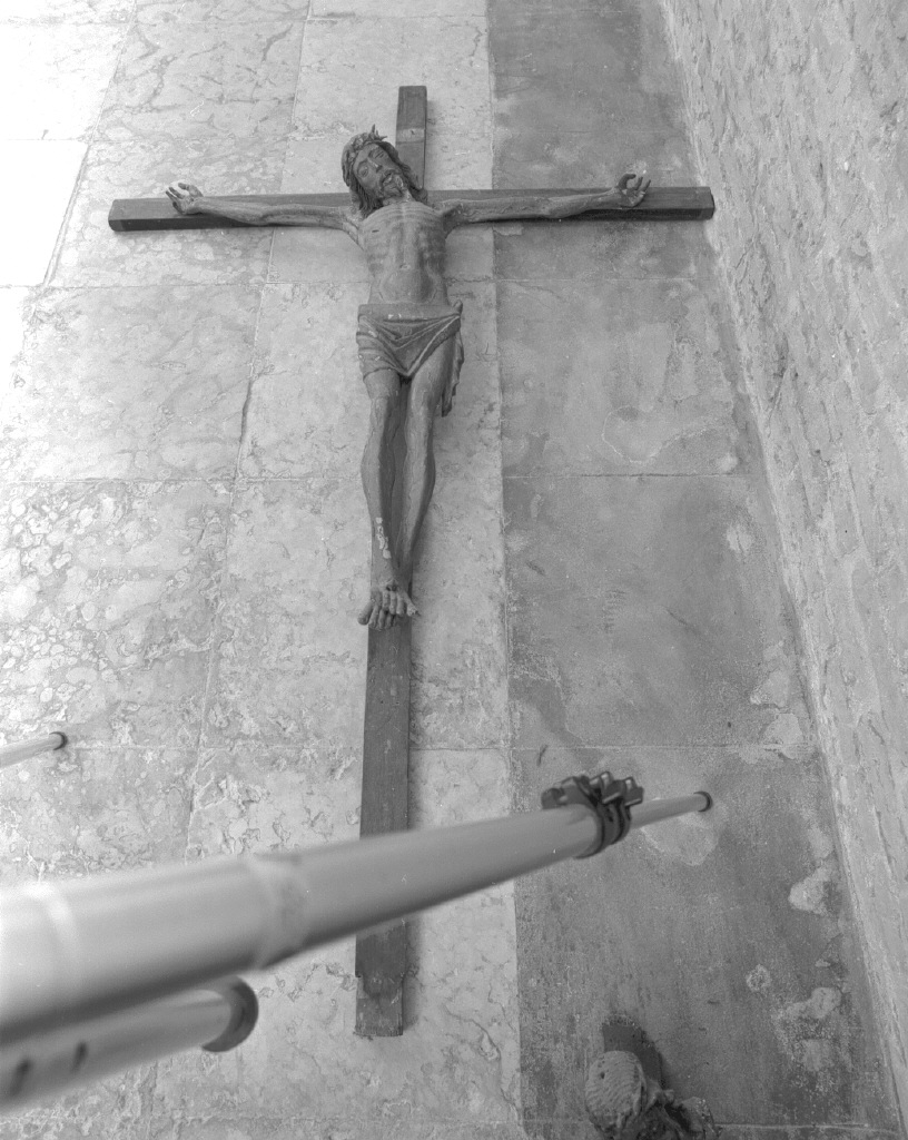 Cristo crocifisso (scultura) - bottega Italia settentrionale (sec. XVI)