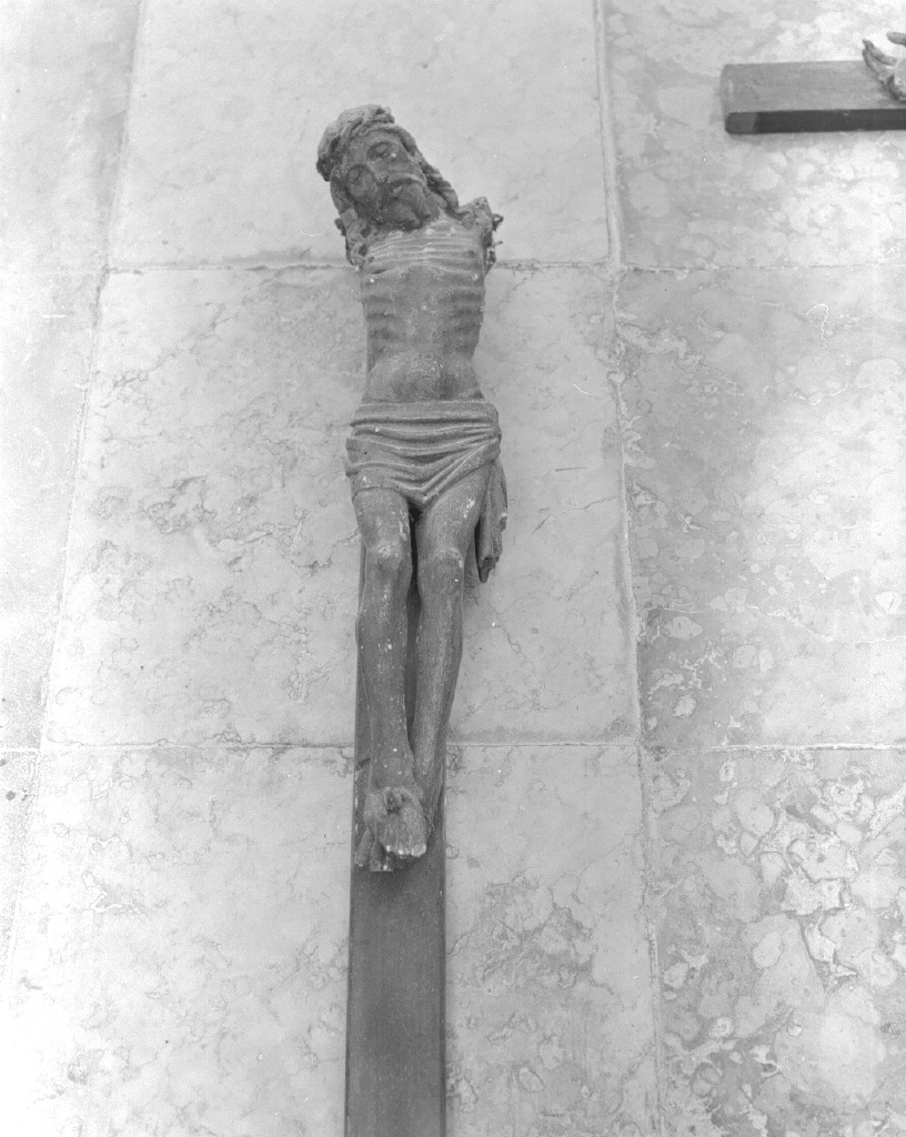 Cristo crocifisso (scultura) - bottega Italia settentrionale (sec. XVI)