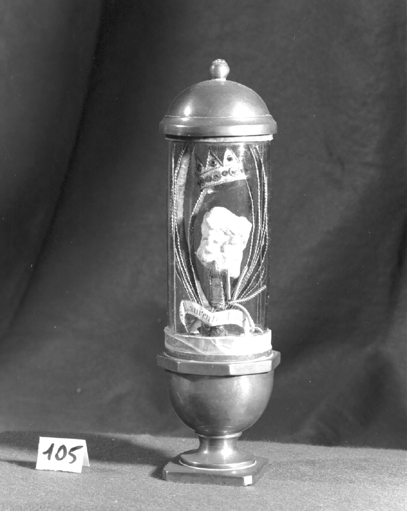 fiala di pellegrinaggio - bottega veneta (seconda metà sec. XIX)