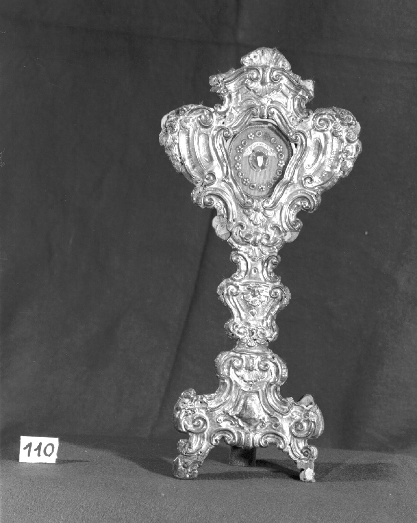 reliquiario - a ostensorio - bottega veneziana (sec. XVIII)