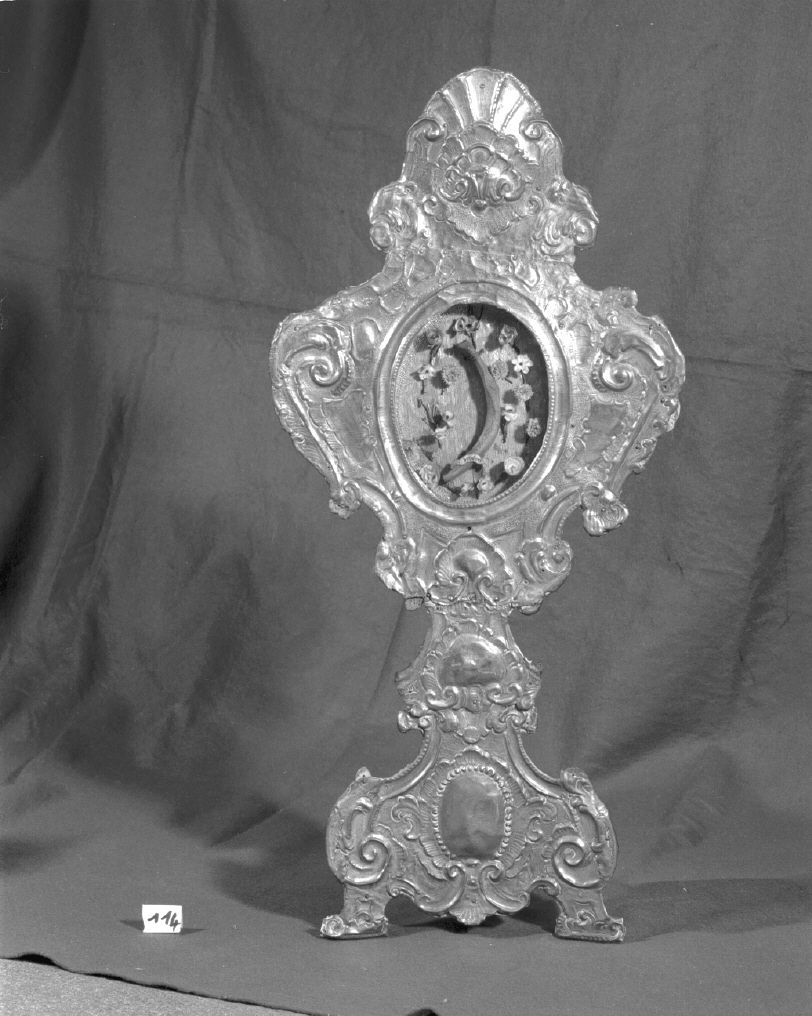 reliquiario - a ostensorio - bottega veneta (seconda metà sec. XVIII)