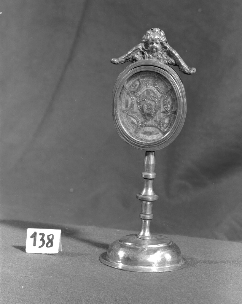 reliquiario - a ostensorio - bottega veneta (seconda metà sec. XVII)