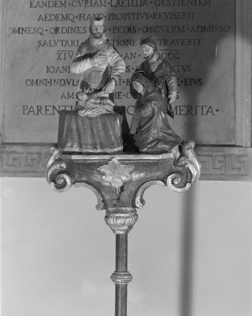 circoncisione di Gesù Bambino (emblema di confraternita) - bottega veneta (secc. XVII/ XVIII)