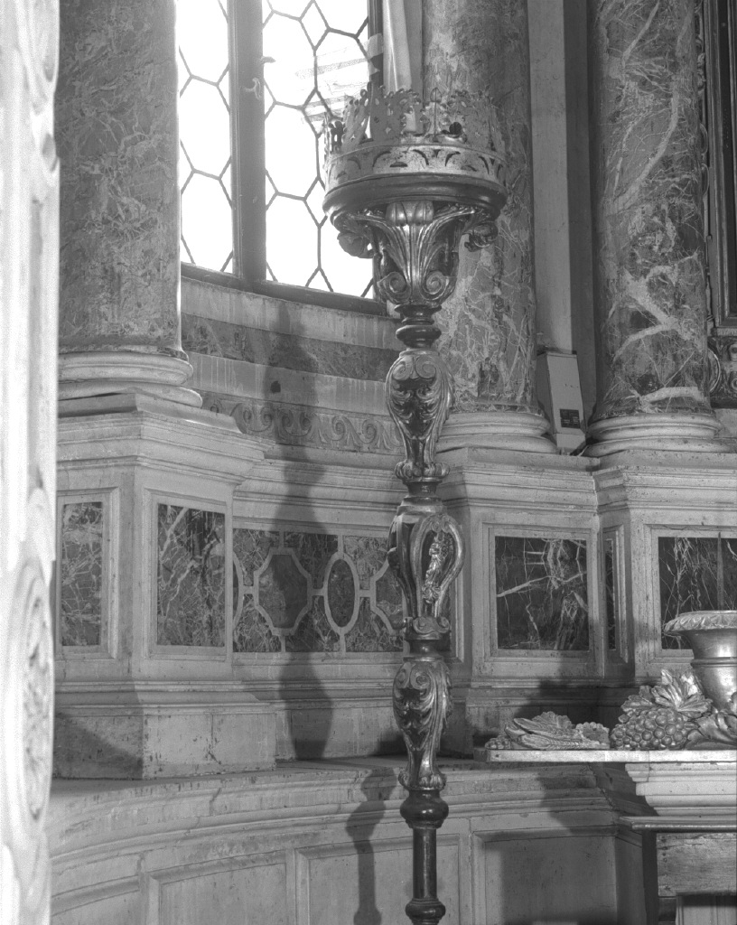 candelabro portatile - bottega veneta (sec. XIX)