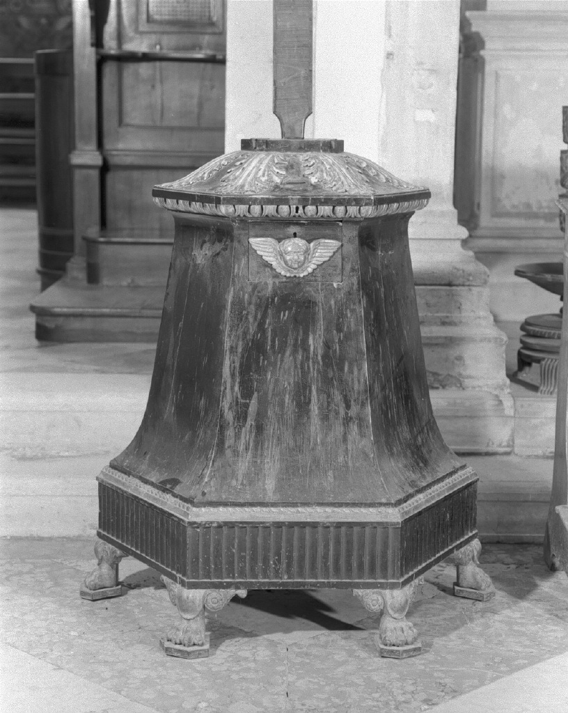 base di croce processionale - bottega veneto-lombarda (sec. XVIII)