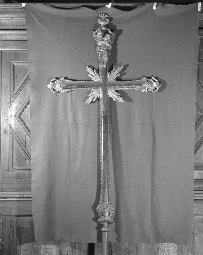croce processionale - bottega veneta (sec. XVIII)