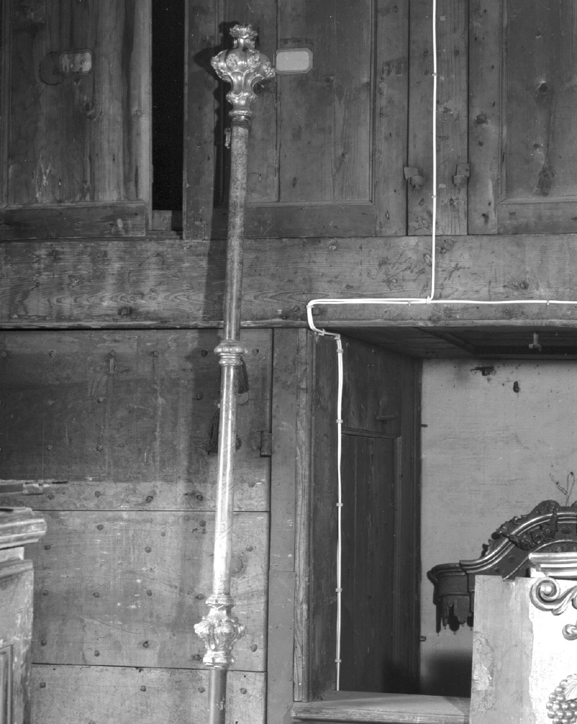 asta di baldacchino processionale - bottega veneta (seconda metà sec. XVIII)