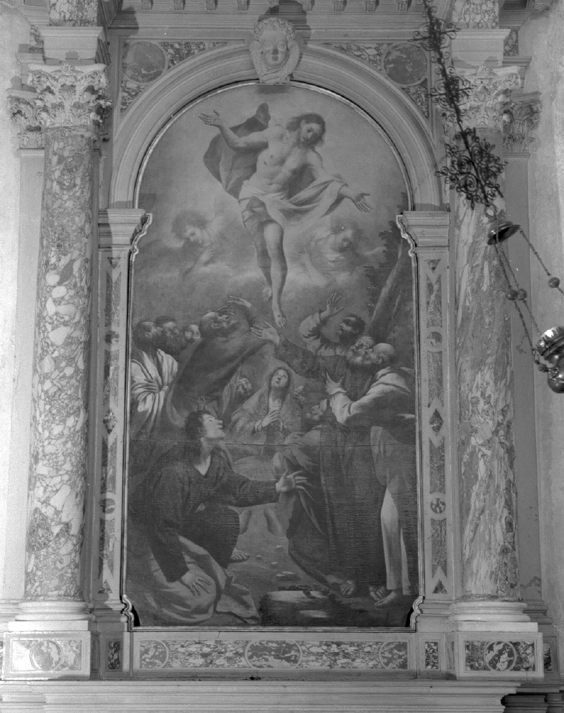 ascensione di Cristo (dipinto) di Muttoni Pietro detto Pietro della Vecchia (sec. XVII)